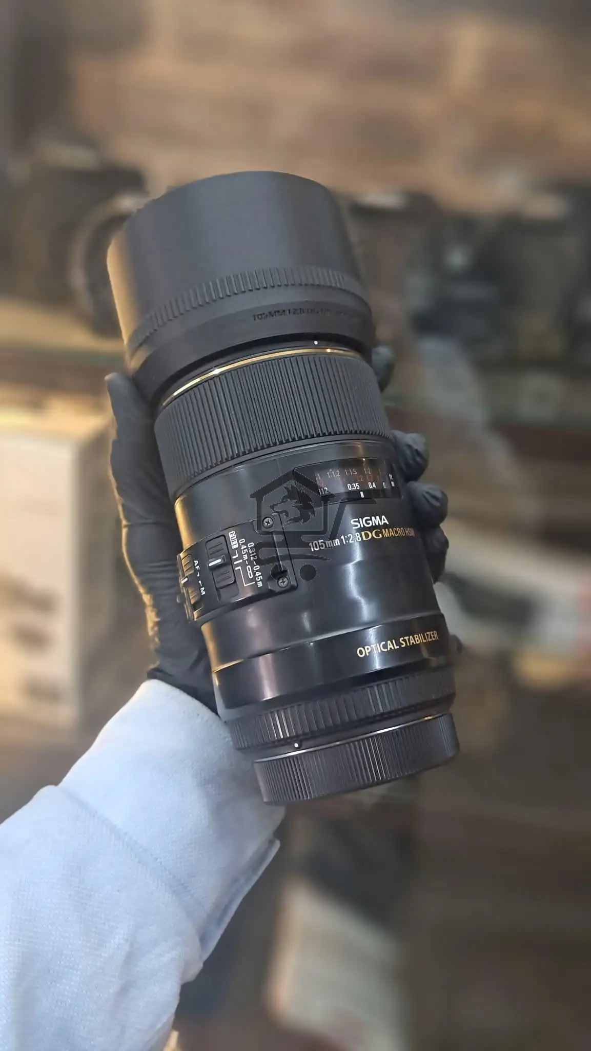 عدسة كاميرا