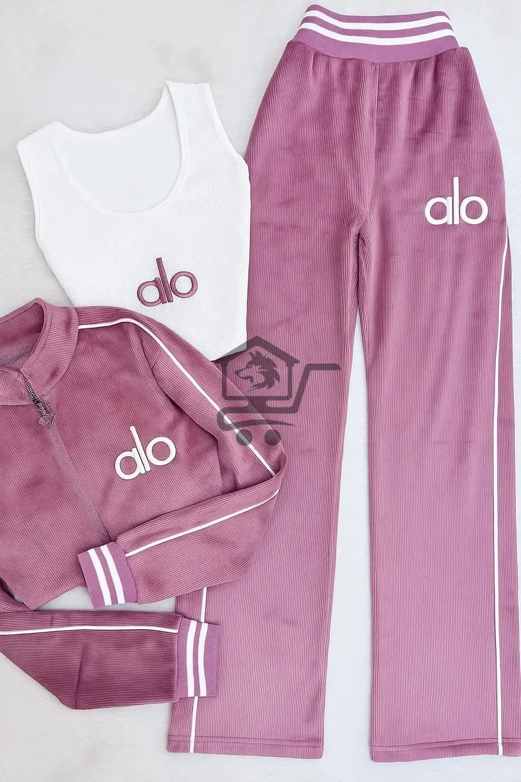 بجاما تلت قطع مخمل - الصورة 1