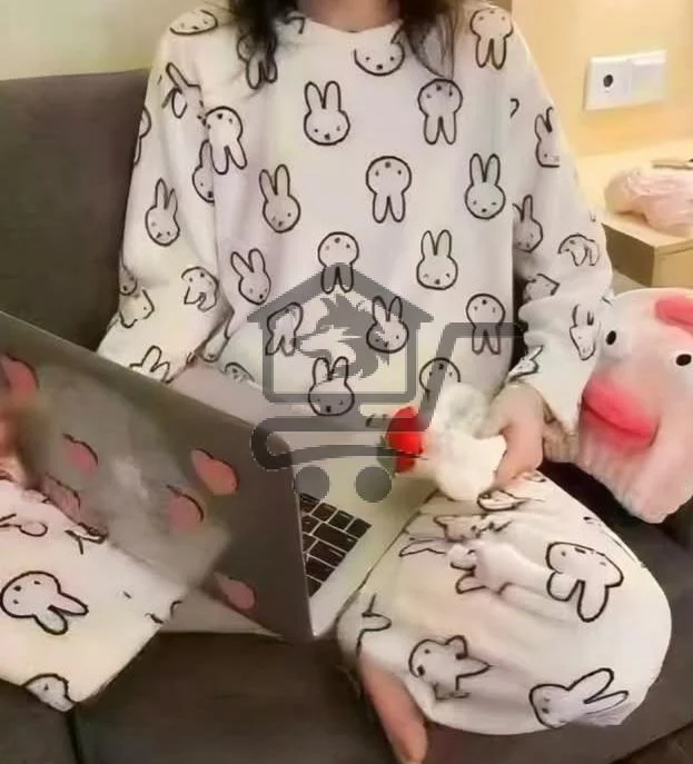 بيجامة فرو كورية - الصورة 4