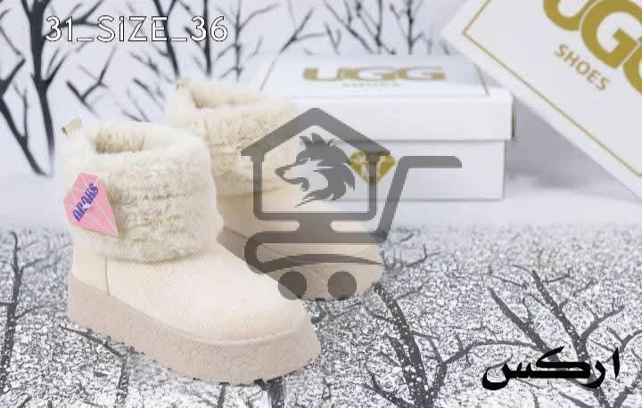 حذاء ولادي فرو - الصورة 5