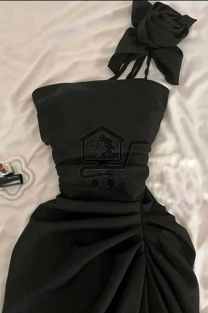 فستان سهرة كريب سكوبا - الصورة 3