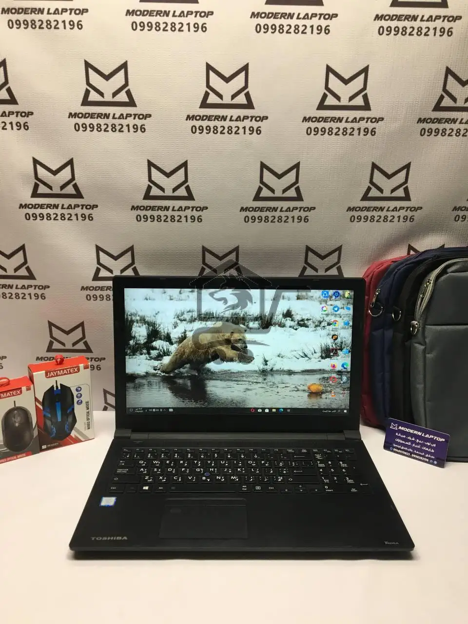 لابتوب TOSHIBA مستعمل بكفالة شهر كامل - الصورة 1