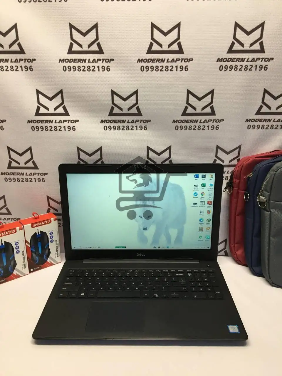 لابتوب DELL مستعمل لتشغيل البرامج المكتبية - الصورة 1