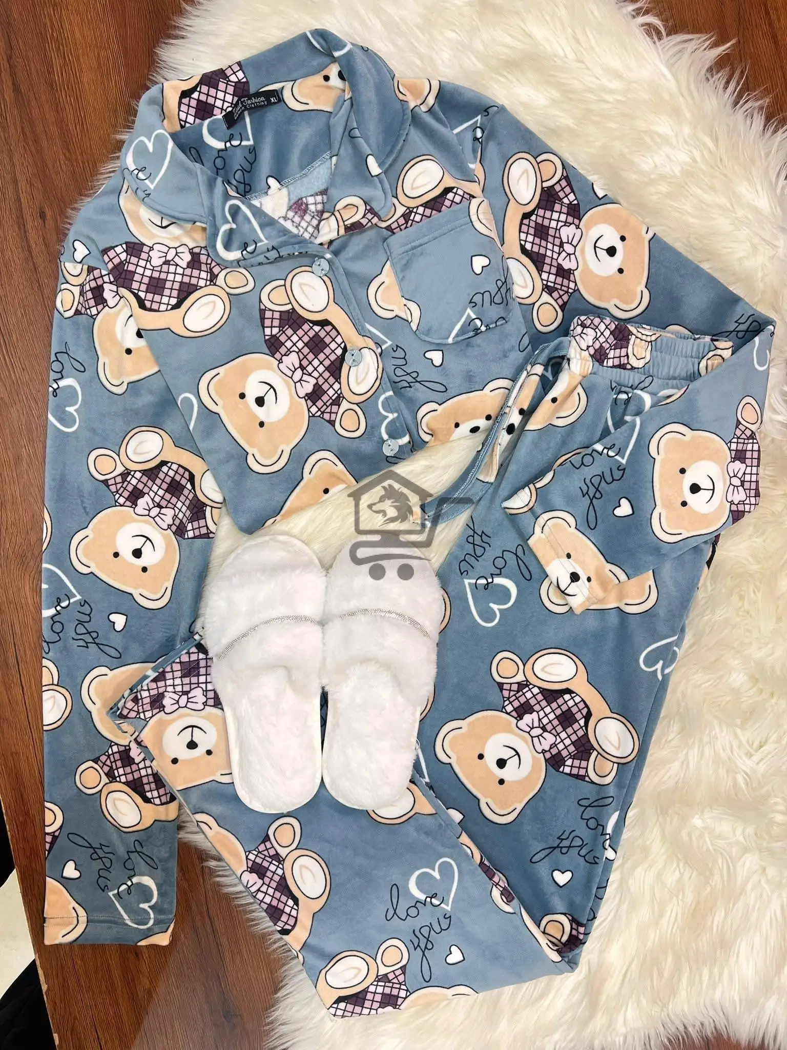 بيجامة مخمل - الصورة 3