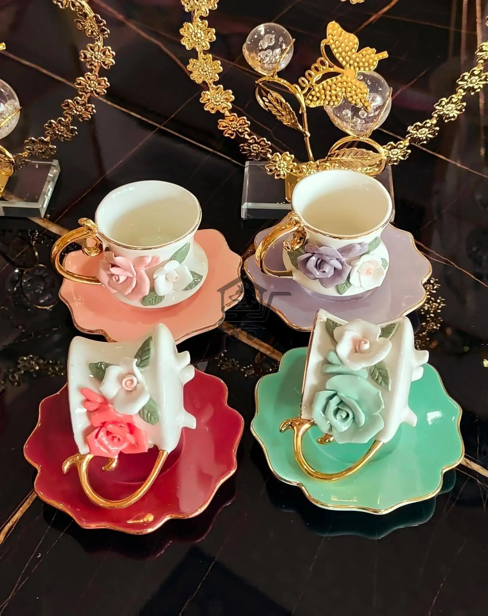 فناجين قهوة بورسلان - الصورة 1