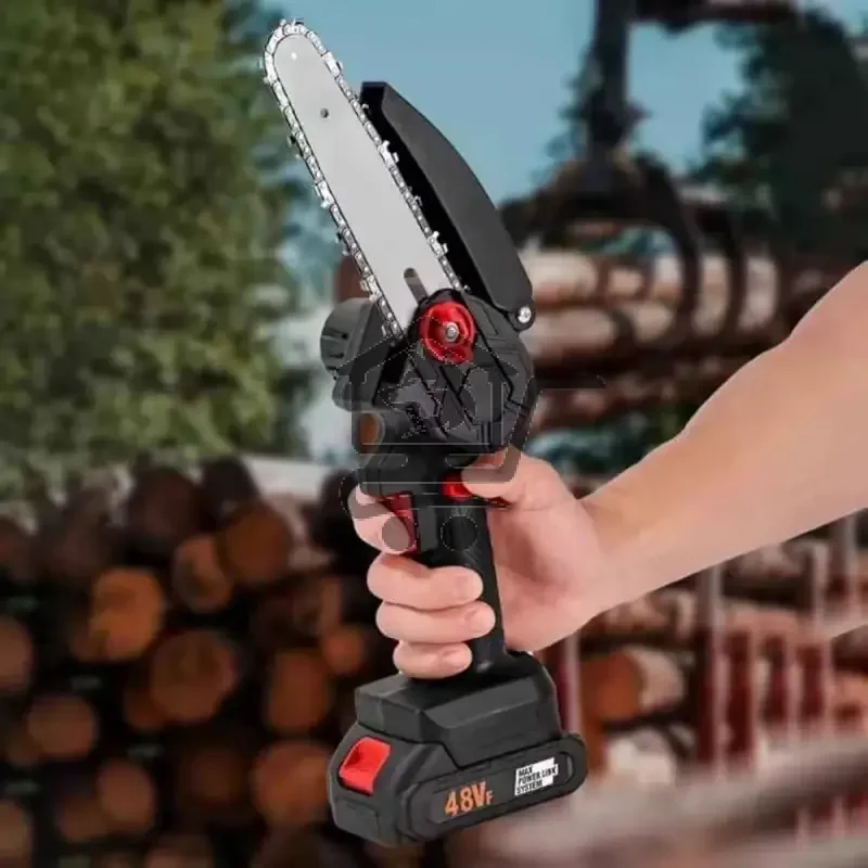 منشار لاسلكي محمول Mini lithium electric saw 48v - الصورة 3